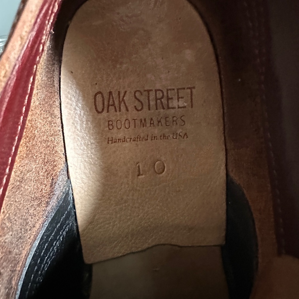 Oak Street Bookmakers Trench Oxford Color Chromexcel 8 Size 10 - Picture 5 of 9